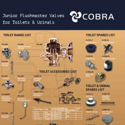 Cobra Junior Flush Valves for Toilets and Urinals