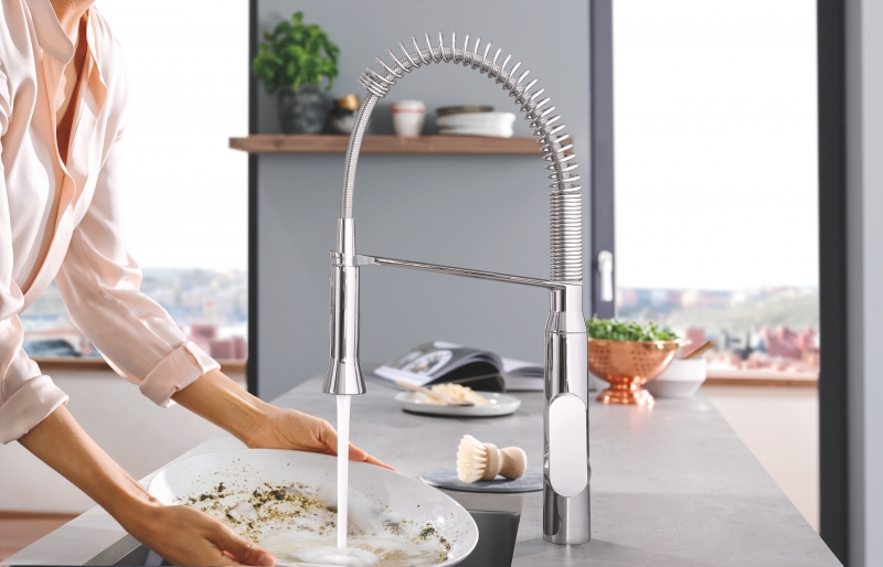 GROHE’s Kitchen Taps Come With All the Extras You Need