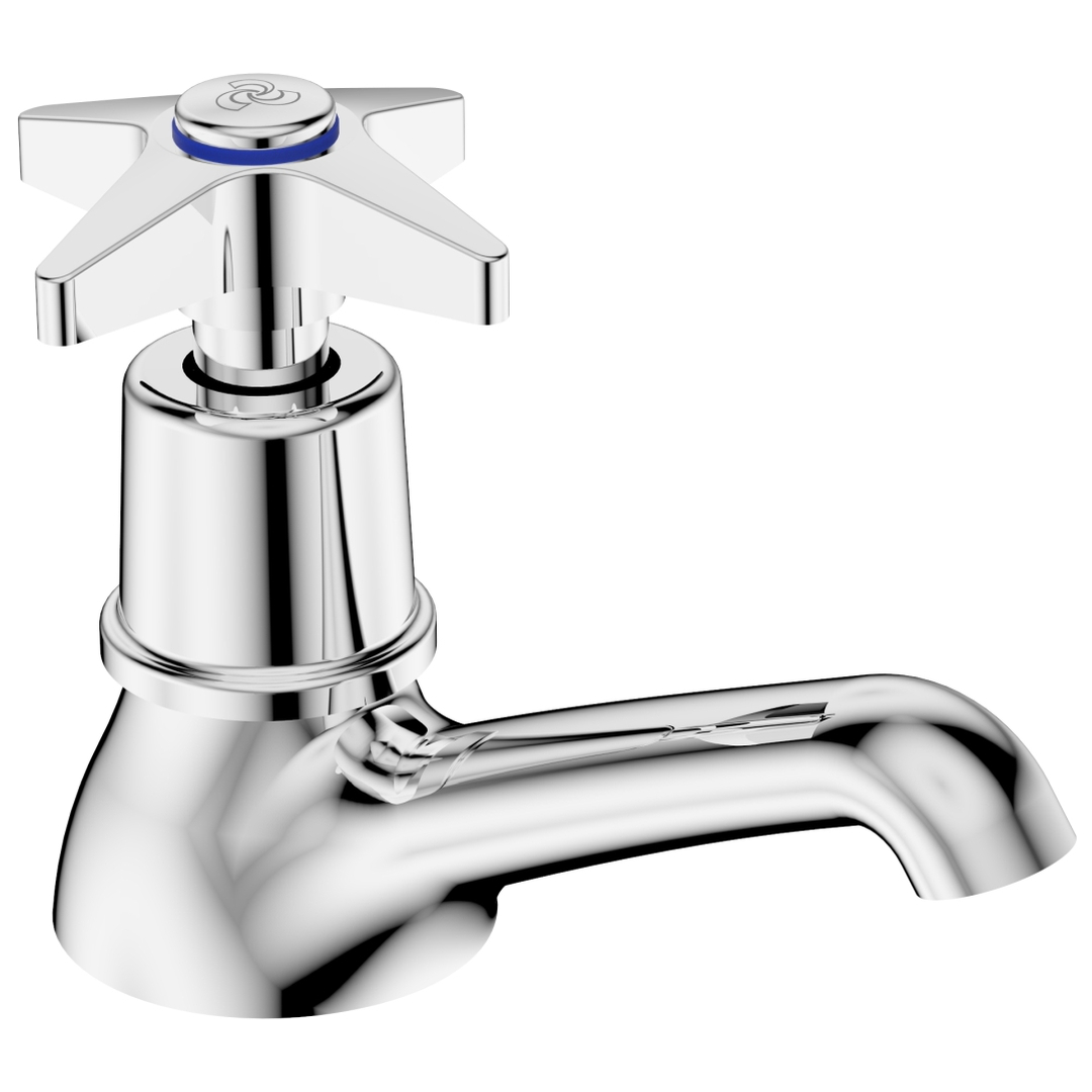 Cobra Star Tap & Mixer Screw Down Pillar Tap Chrome Lixil Africa