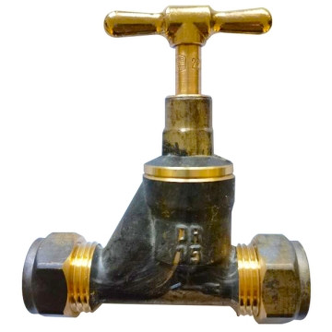 Cobra - Standard Brass - Tap & Mixer Rough Brass - Stop Tap