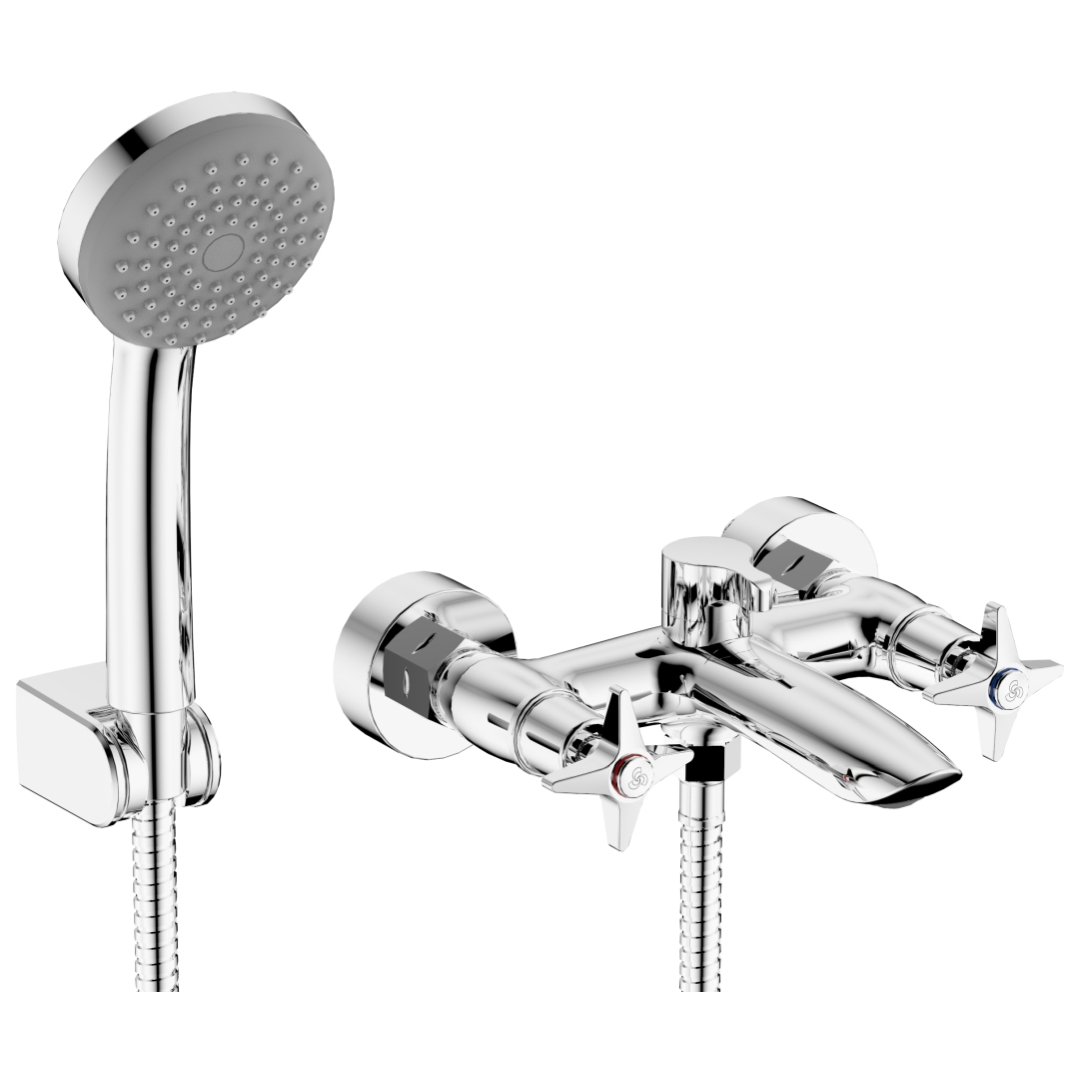 Cobra Star Tap & Mixer Screw Down Bath Mixer Chrome Lixil Africa