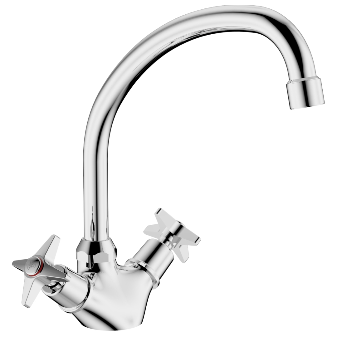 Cobra Star Tap & Mixer Screw Down Sink Mixer Chrome Lixil Africa