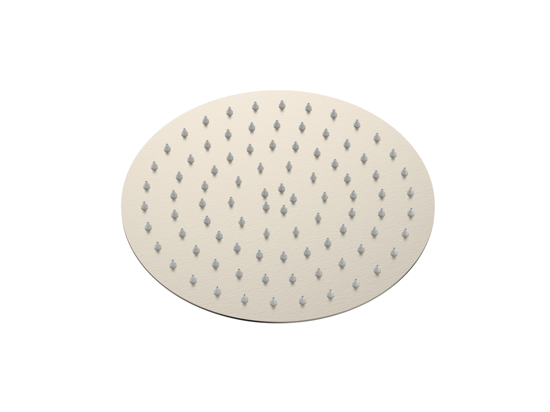 Cobra Seine Shower Head 1 Spray Round 200mm Brushed Nickel | Lixil