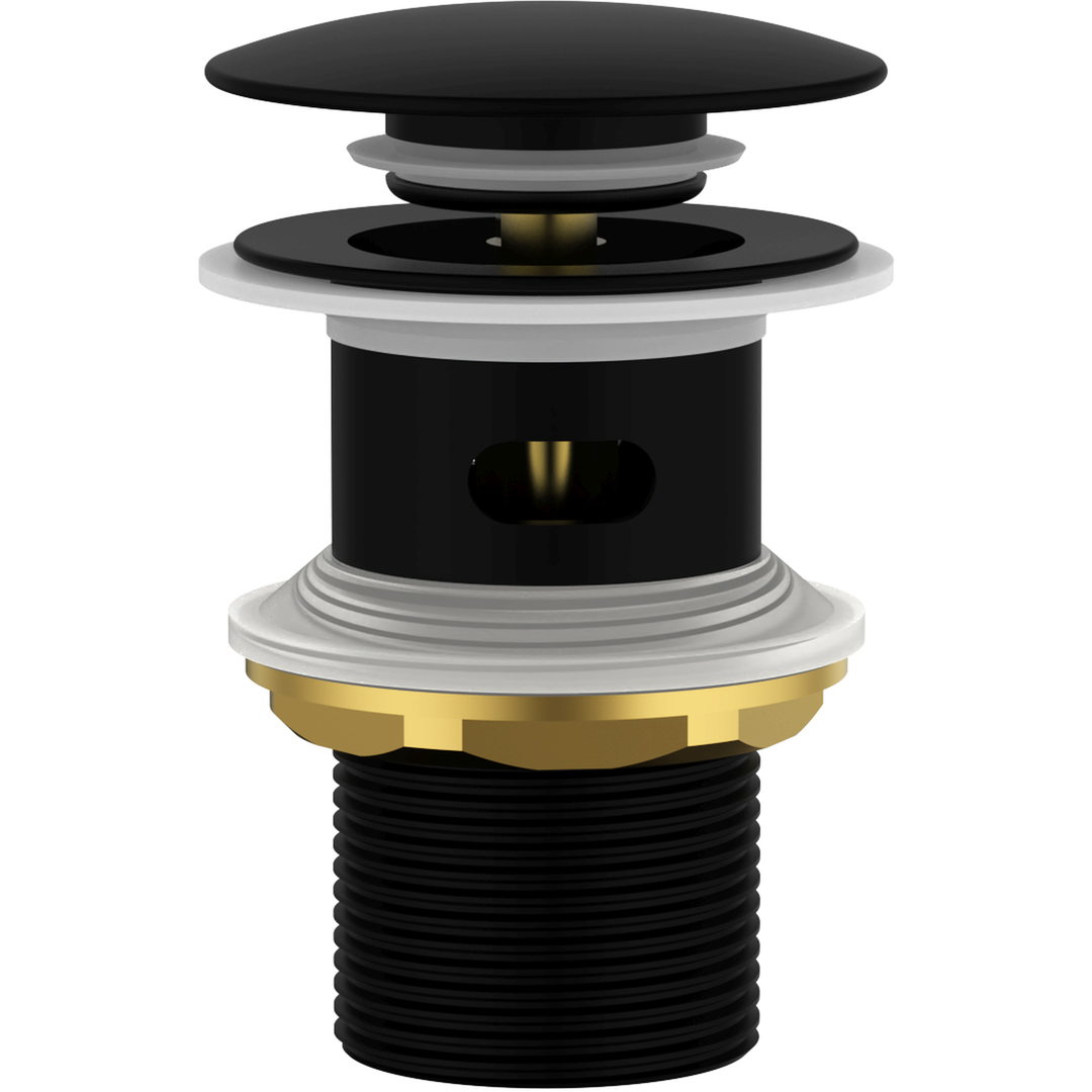 Cobra Waste Basin Click Slotted 32 Matte Black | Lixil Africa