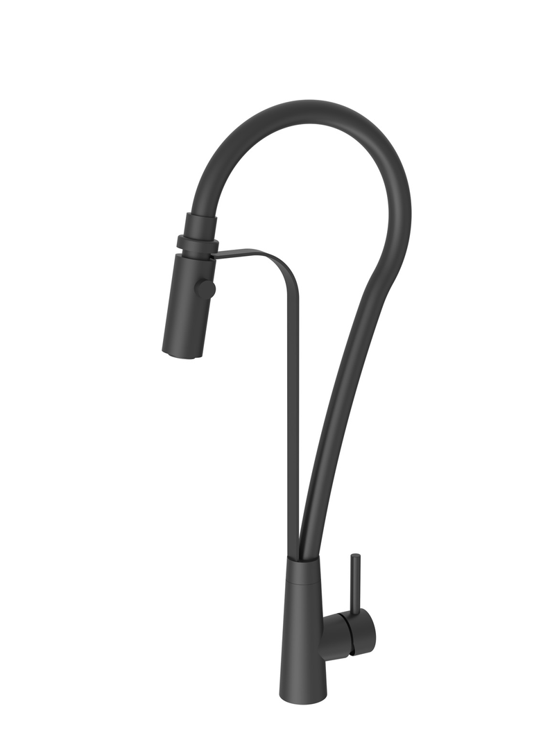 Cobra Indulge Sink Mixer Pillar Type Pull-Down Matte Black | Lixil