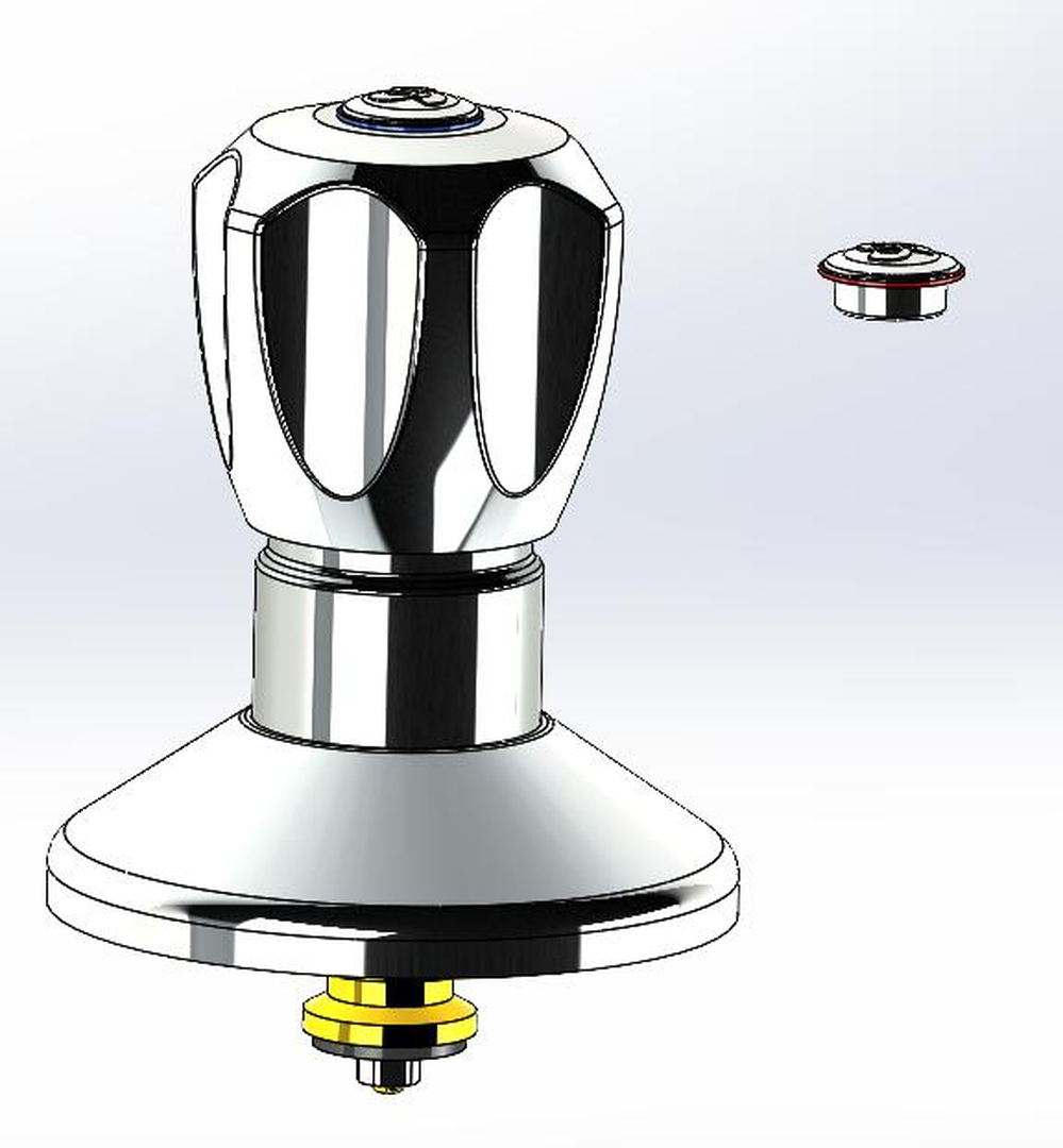 Cobra Stella Underwall Light Pattern Headpart 1/2 Chrome | Lixil