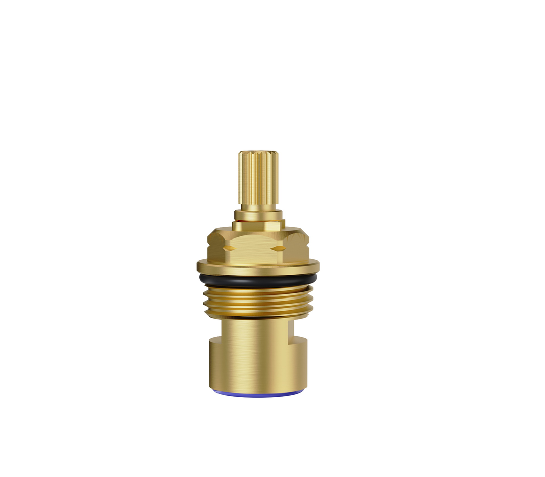 Cobra Light Pattern Spindle Only 1/4 Turn Blue Rough Brass | Lixil