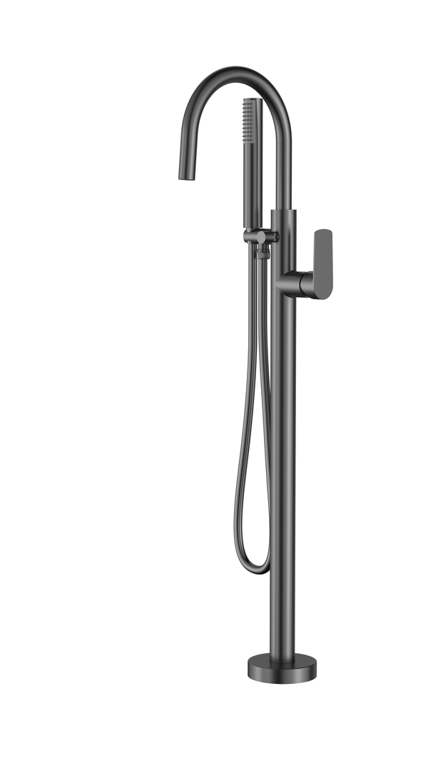 Cobra Seine Bath Mixer Freestanding Brushed Gun Grey | Lixil Africa