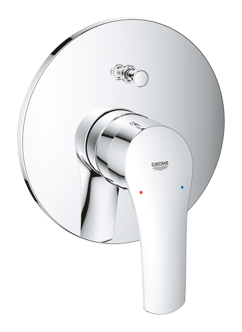 Grohe New Eurosmart Singlelever bath/shower mixer trim chrome Lixil