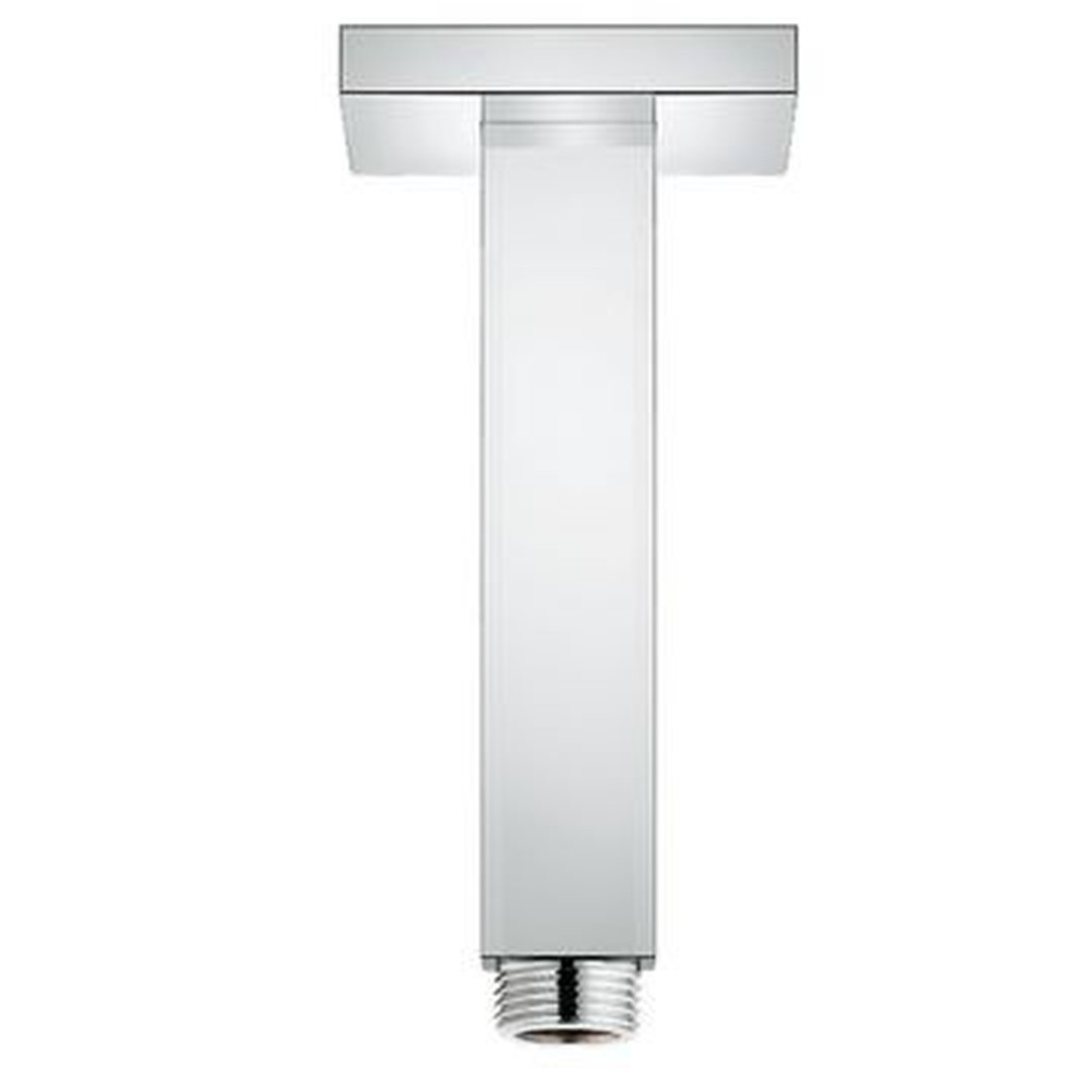 Grohe Rainshower Ceiling Shower arm 142mm Square Plate Chrome Lixil