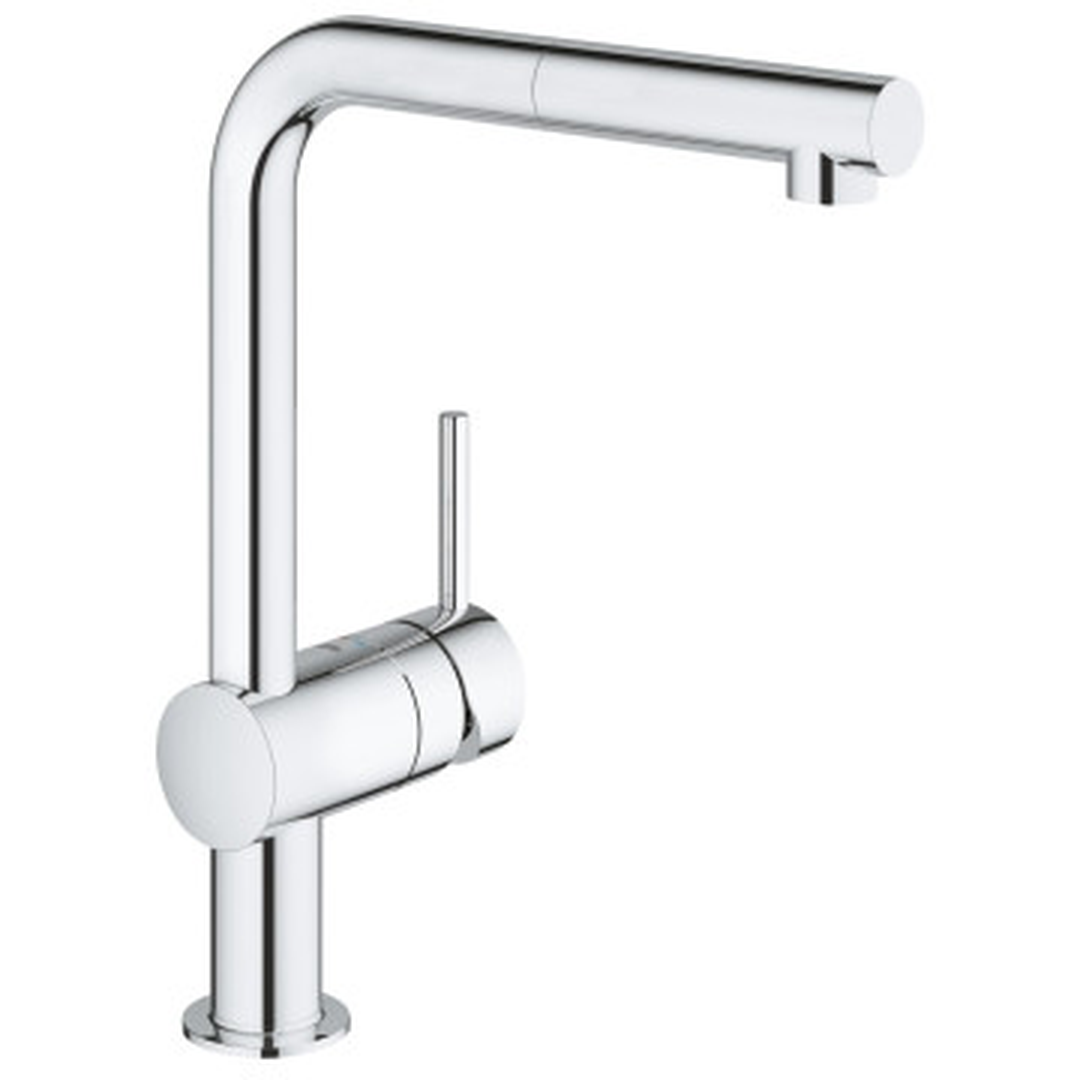Grohe - Minta OHM Sink L-Spout Extr.Mou. LP Chrome | Lixil Africa
