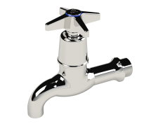 Cobra Star Original Light Pattern Bibtap Plain 1/2 MI Chrome