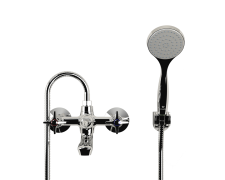 Cobra Star Original Light Pattern Bath Diverter Mixer Wall Type 1/2 MI Chrome