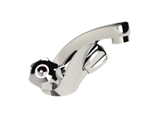 Cobra Stella Original Light Pattern Basin Mixer Cast Spout Plug&Chain 1/2 Chrome