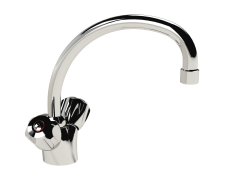 Cobra Stella Original Light Pattern Sink Mixer Pillar Type Swivel Spout 1/2 Chrome