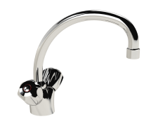 Cobra Stella Original Light Pattern Sink Mixer Pillar Type Swivel Spout M10X1/2FI Chrome