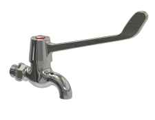 Cobra Medical Heavy Pattern Bibtap Red Male 15 Chrome