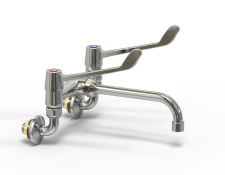 Cobra Medical Heavy Pattern Mixer Wall Type Fixed Spout 15 Chrome
