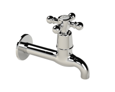 Cobra Roma Original Light Pattern Extended Bib Tap 15mm Chrome