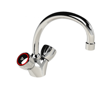 Cobra Metsi Original Light Pattern Sink Mixer Pillar Type 1/2 Chrome