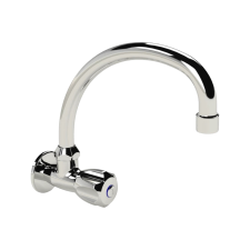 Cobra Stella Original Light Pattern Prep Bowl Tap Wall Type Swivel Spout Chrome