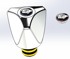 Cobra Carina Standard Light Pattern Headpart 1/2 Chrome