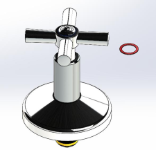 Cobra Ledimo Underwall Light Pattern Headpart 1/2 Chrome