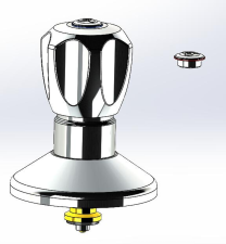 Cobra Stella Underwall Light Pattern Headpart 1/2 Chrome