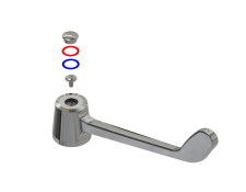 Cobra Spare Medical Lever Only Heavy Pattern Chrome