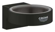 AVAILABLE NOVEMBER 2025 Grohe Selection Holder F.Glass/Dish/Dispenser Phantom Black