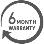 6 Month Warranty