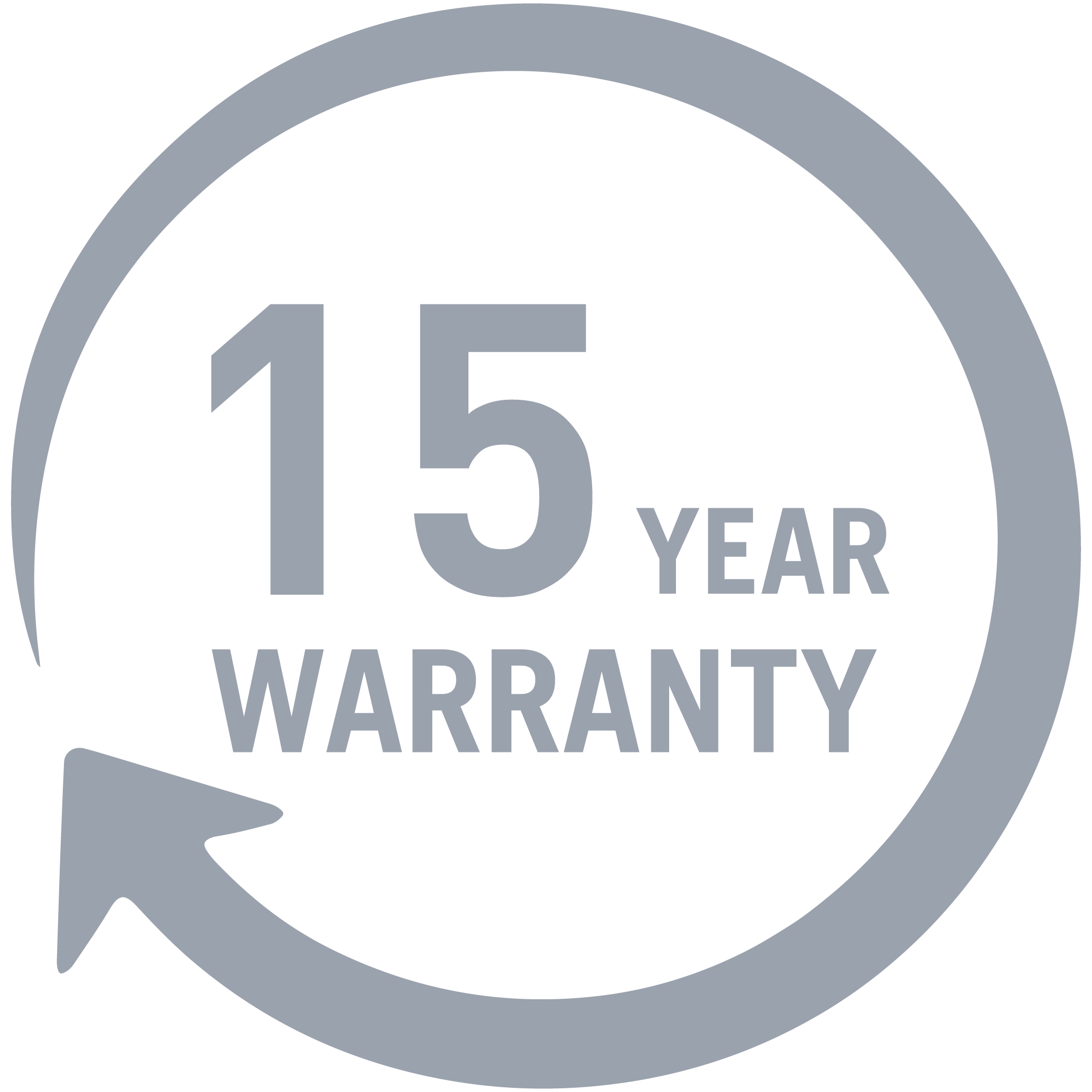 15 Year Warranty