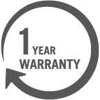 1 Year Warranty